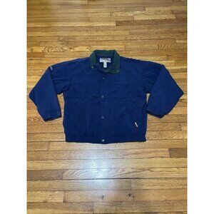 Tourney GORE-TEX Waterproof Windproof Golf Hiking Jacket Size Large Blue Zip Up